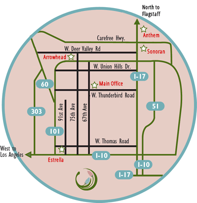 Office Locations Map